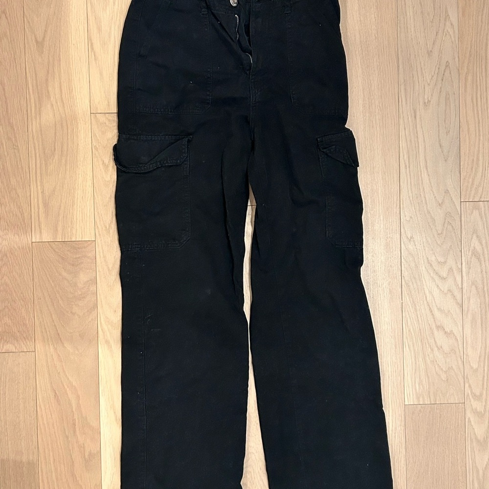 Zara Women's Black Cargo Pants